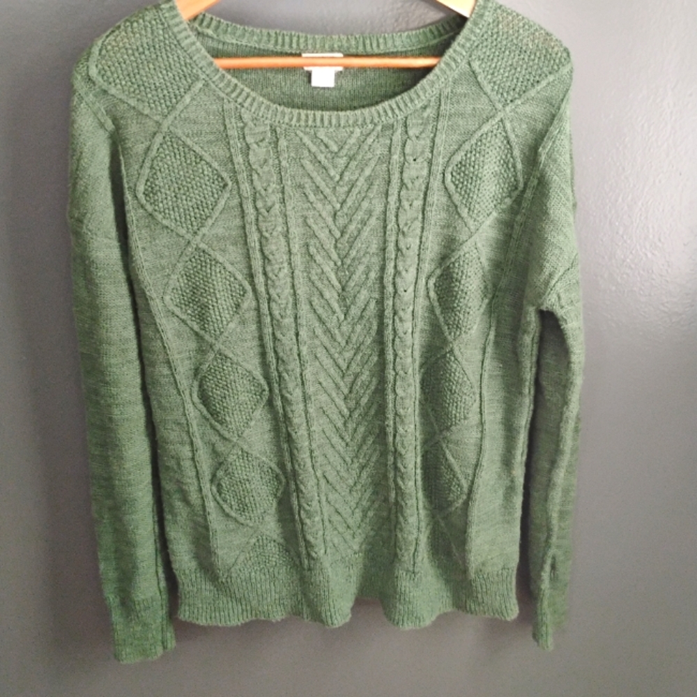 Mossimo Green Sweater